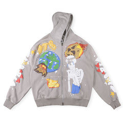 Vertabrae Cosmic Full-Zip Hoodie