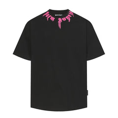 Palm Angels Curved-Logo Cotton T-Shirt