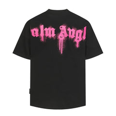 Palm Angels Curved-Logo Cotton T-Shirt