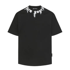 Palm Angels Curved-Logo Cotton T-Shirt