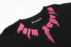 Palm Angels Curved-Logo Cotton T-Shirt