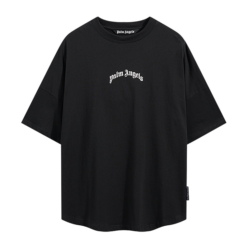 Palm Angels Curved-Logo T-Shirt