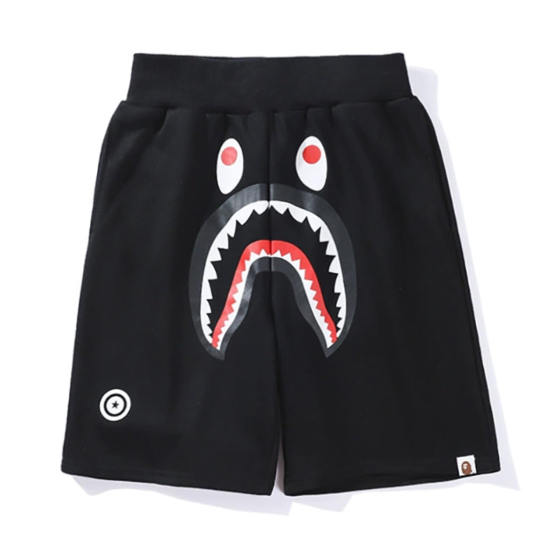 BAPE Shark Camo Pocket Sweat Shorts