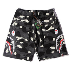 BAPE Glow City Camo Shark Sweat Shorts