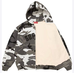 Supreme Arc Thermal Lined Zip Up Hooded Sweatshirt