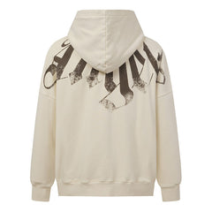 Palm Angels Big Neck Logo Zip Hoodie