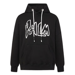 Palm Angels Graffiti-Print Logo Hoodie
