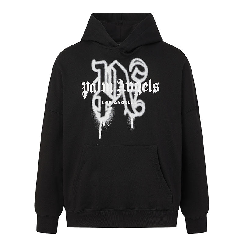 Palm Angels Los Angeles Monogram-Print Hoodie