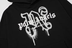Palm Angels Los Angeles Monogram-Print Hoodie