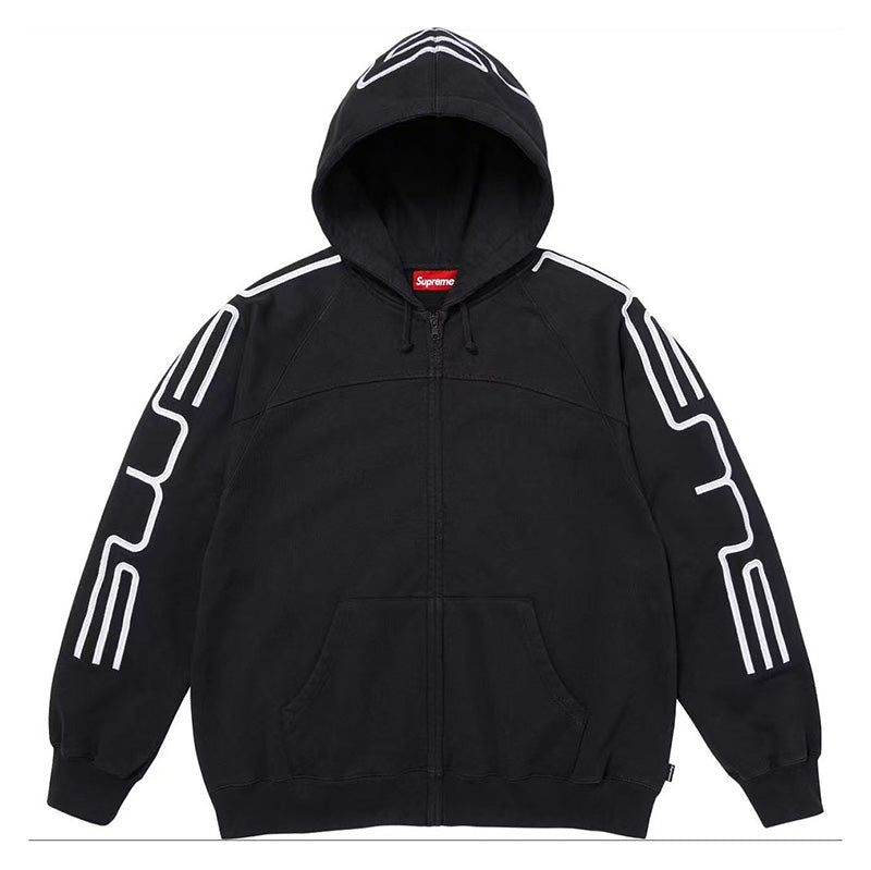 Supreme Connect Zip Up Hooded Sweatshirt