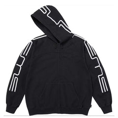 Supreme Connect Zip Up Hooded Sweatshirt