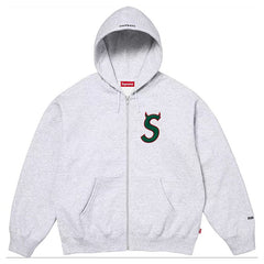 Supreme Devil S Logo Zip Up Hooded Sweatshirt