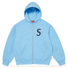 Supreme Devil S Logo Zip Up Hooded Sweatshirt