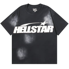 Hellstar Hell Star Washed Print Short Sleeve Tee