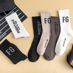 Fear Of God  ESSENTIALS Vintage Alphabet Socks 2 pairs