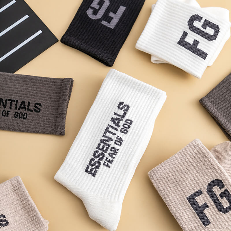 Fear of God  FG Vintage Alphabet Socks 2 pairs