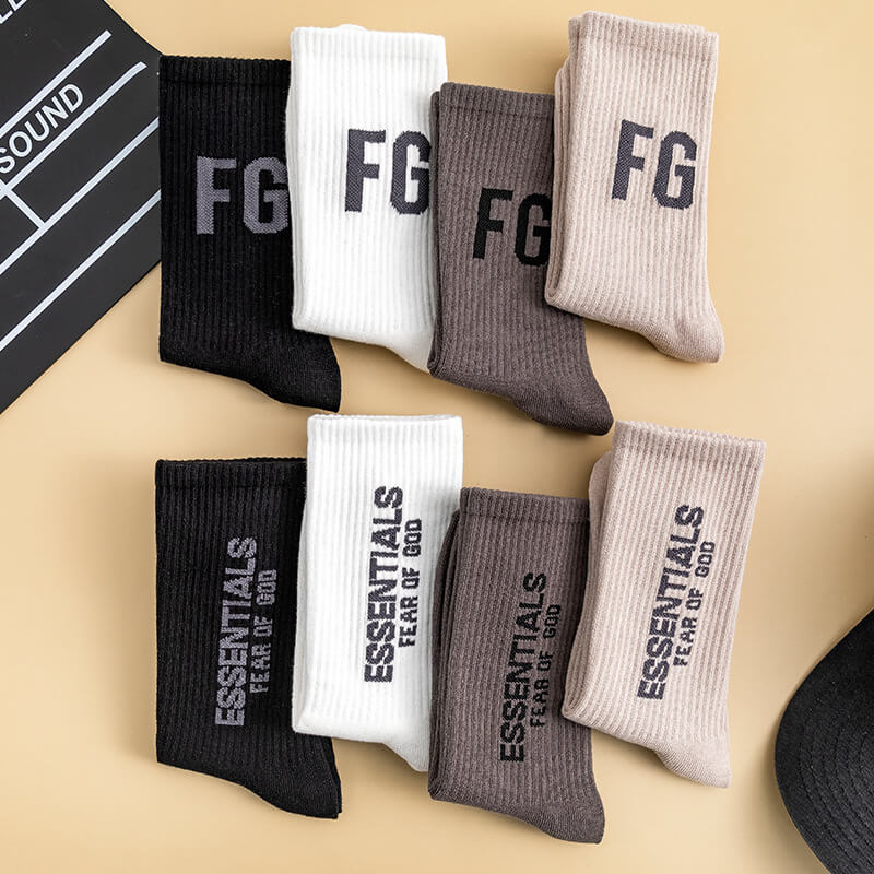 Fear of God  FG Vintage Alphabet Socks 2 pairs