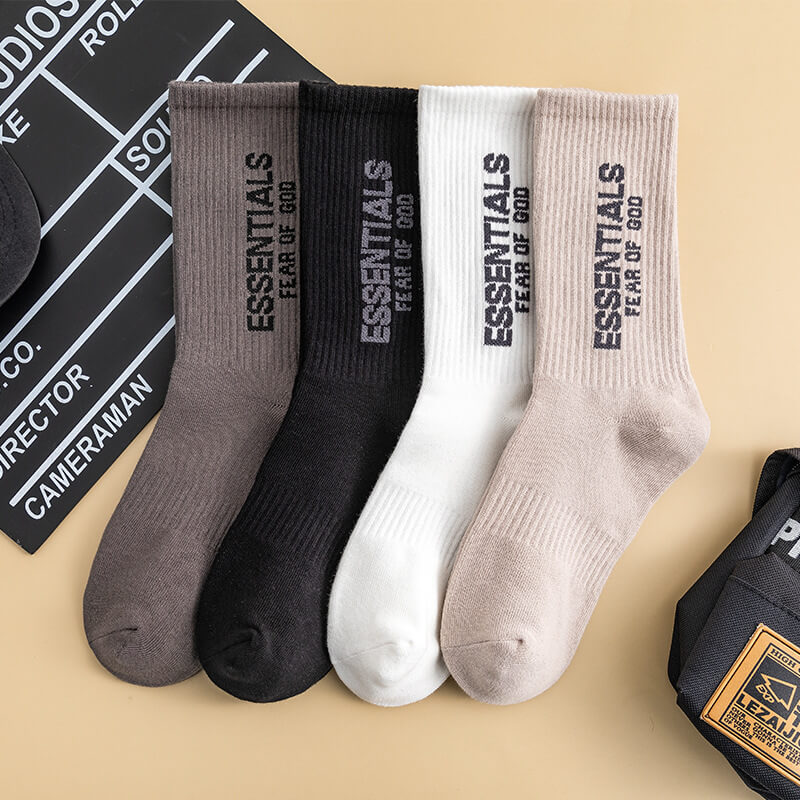 Fear Of God  ESSENTIALS Vintage Alphabet Socks 2 pairs