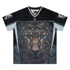 Hellstar Panther Print Mesh Jersey