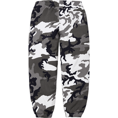 Supreme Satin Applique Sweatpant 'Woodland Camo'