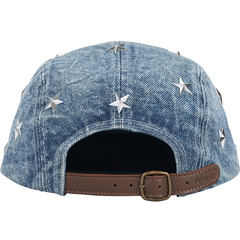 Supreme Stars Studded Denim Camp Cap