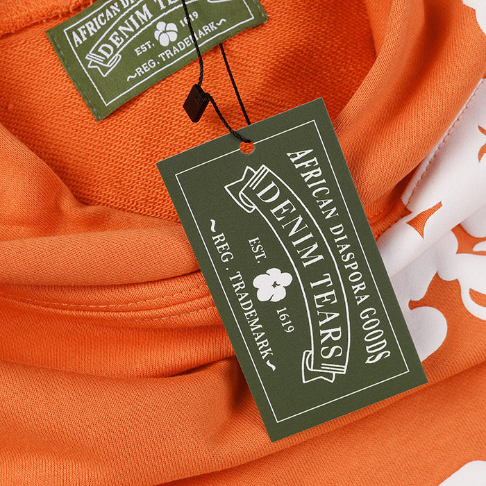 Denim Tears The Cotton Wreath Hoodie Orange