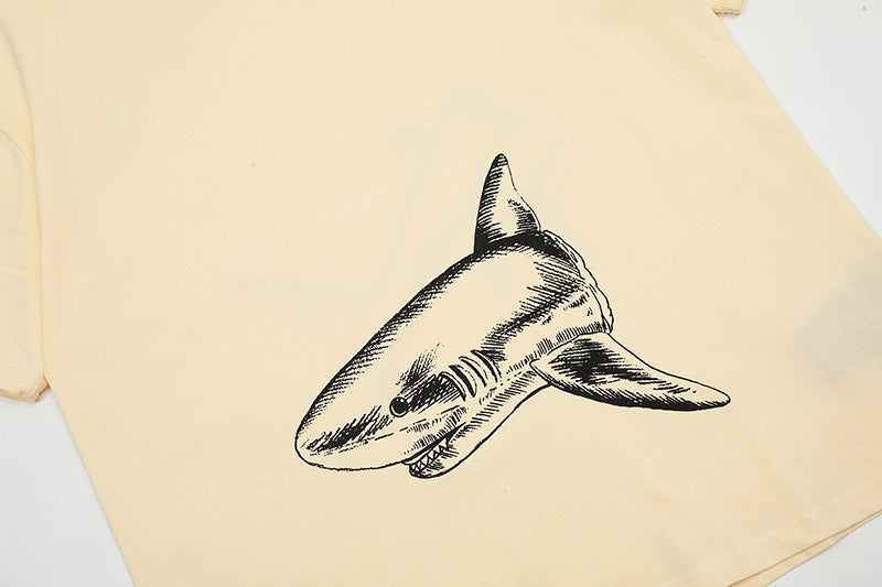 Palm Angels Shark Print T-Shirts