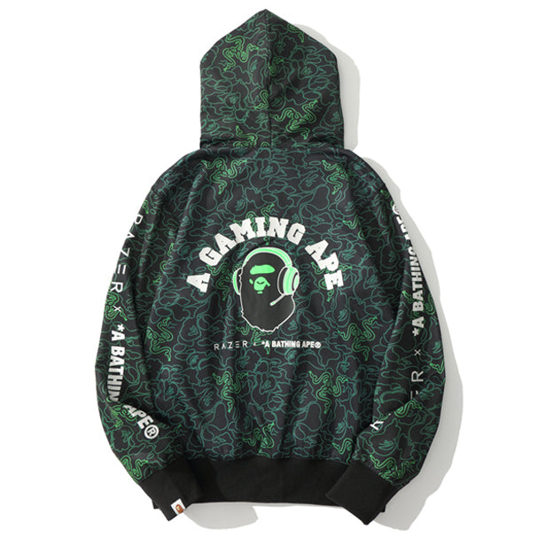 BAPE Shark Snake Zipper Hoodie