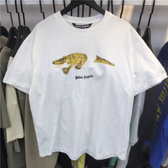 Palm Angel Croc Print Short Sleeve T-Shirt