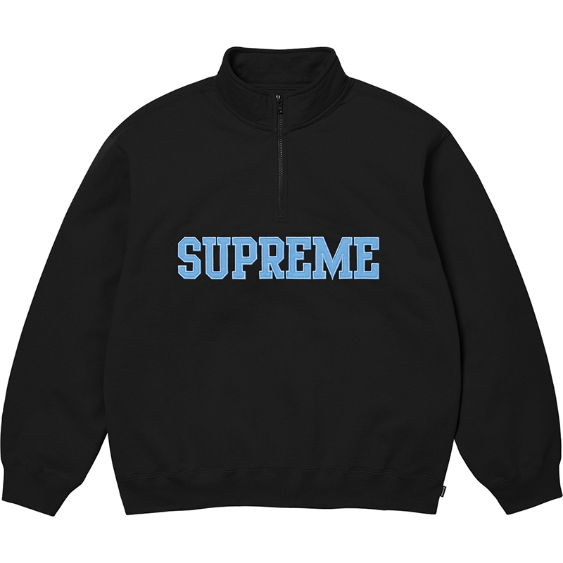 Supreme FW24 Collegiate Half Zip Pullover Sweatshirt