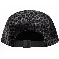 Supreme Leopard Velvet Camp Cap