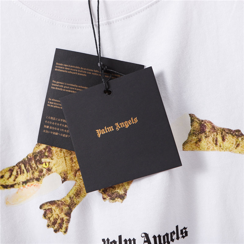 Palm Angel Croc Print Short Sleeve T-Shirt