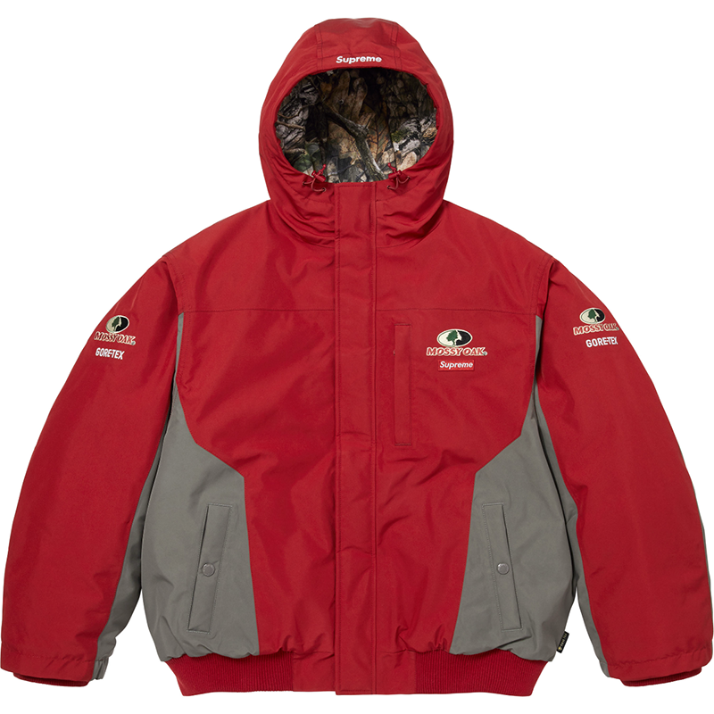 Supreme GORE-TEX Mossy Oak Jacket Red