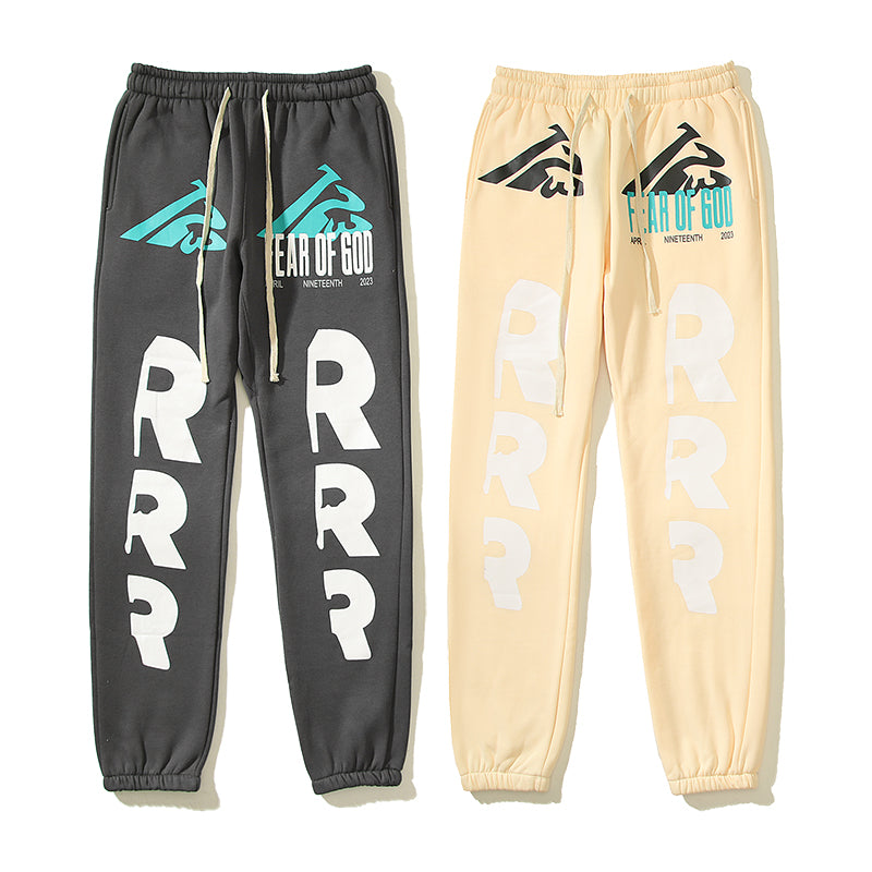 Fear Of God X RRR123 letter print Pants