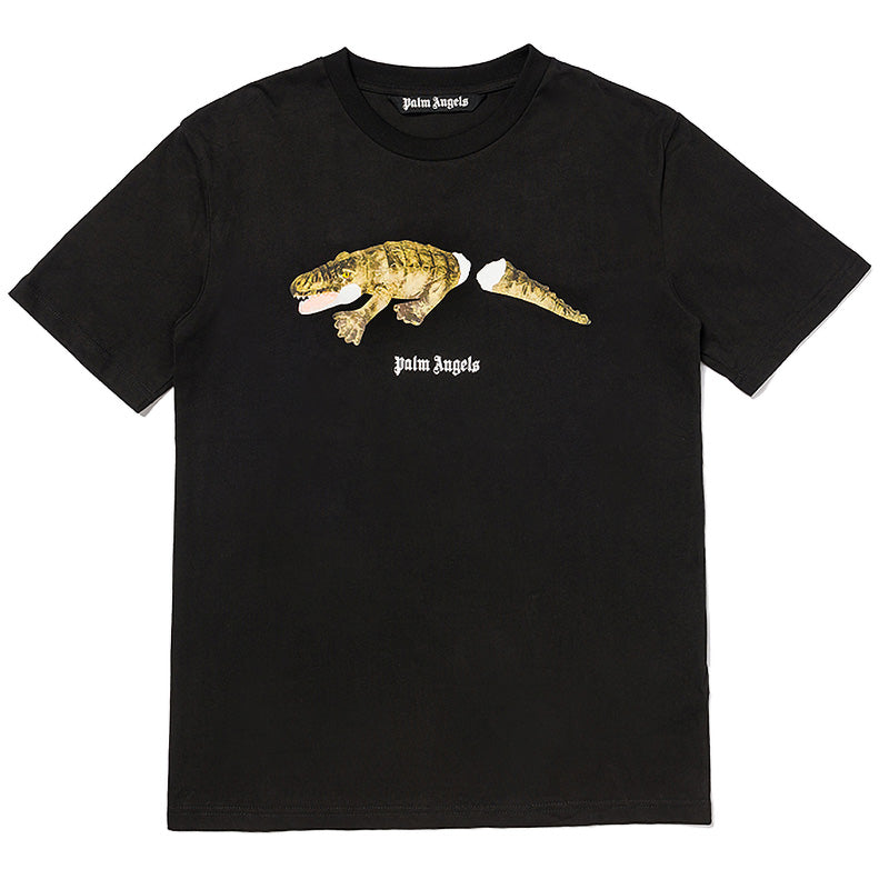 Palm Angel Croc Print Short Sleeve T-Shirt