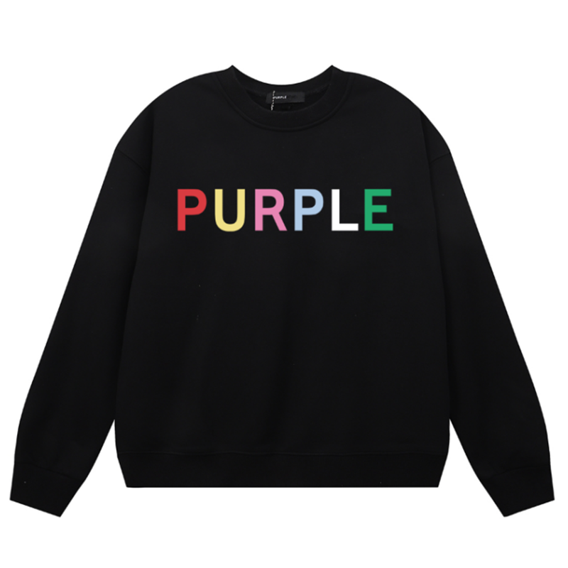 Purple Brand Logo Printed Sweatshirts