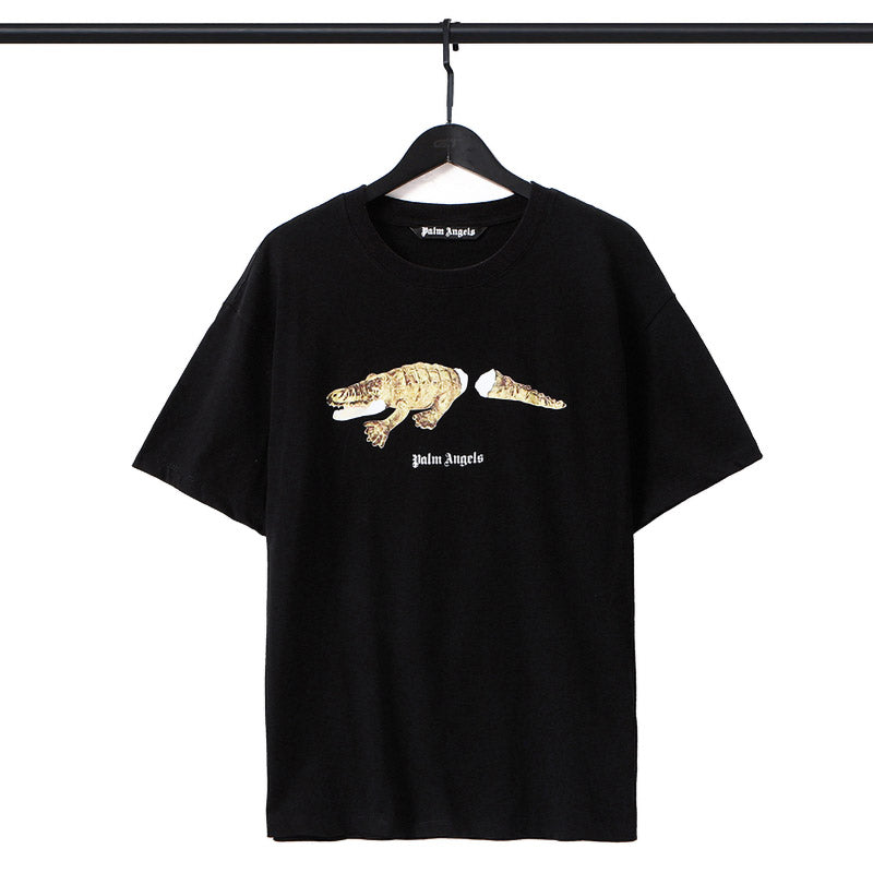 Palm Angel Croc Print Short Sleeve T-Shirt