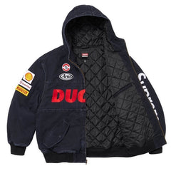 Supreme Ducati Hooded Work Jacket Black