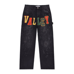 VALLEY Letter Jeans #8265