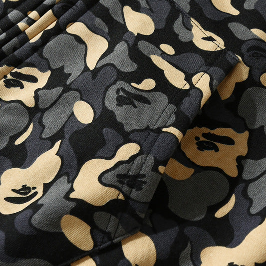 BAPE Camo Shark Zipper Double Hoodie