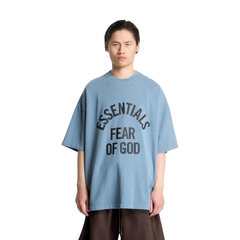 Fear of God Essentials Campus 90's Short Sleeve Tee Faded Coastal (SS26)