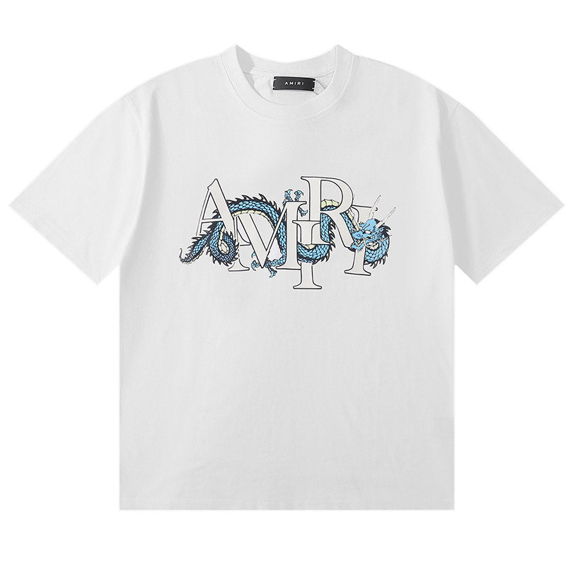 AMIRI Dragon logo-print cotton-jersey T-shirts