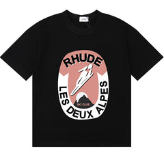 RHUDE Les Deux Alpes Cotton T-Shirts