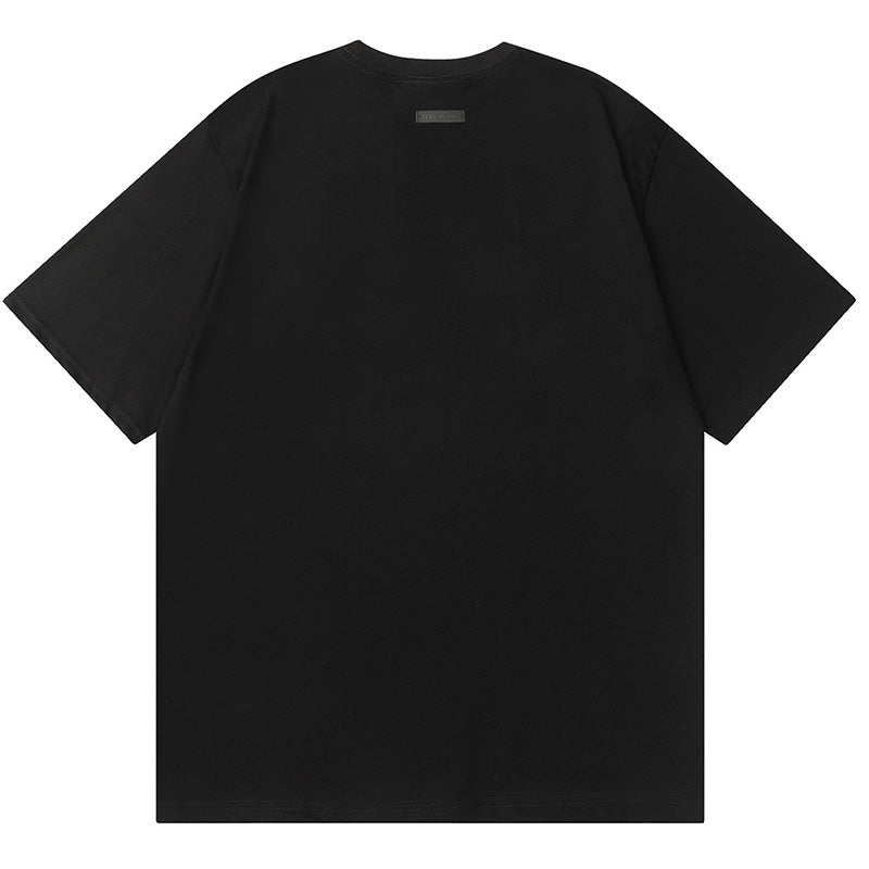 Fear Of God Flocked G letter pattern T-Shirts