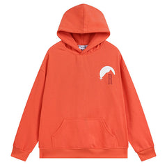 RHUDE Moonlight Stamp Logo-Print Cotton-Jersey Hoodies