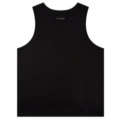 Fear Of God Flocked letter crew neck Sleeveless T-Shirts