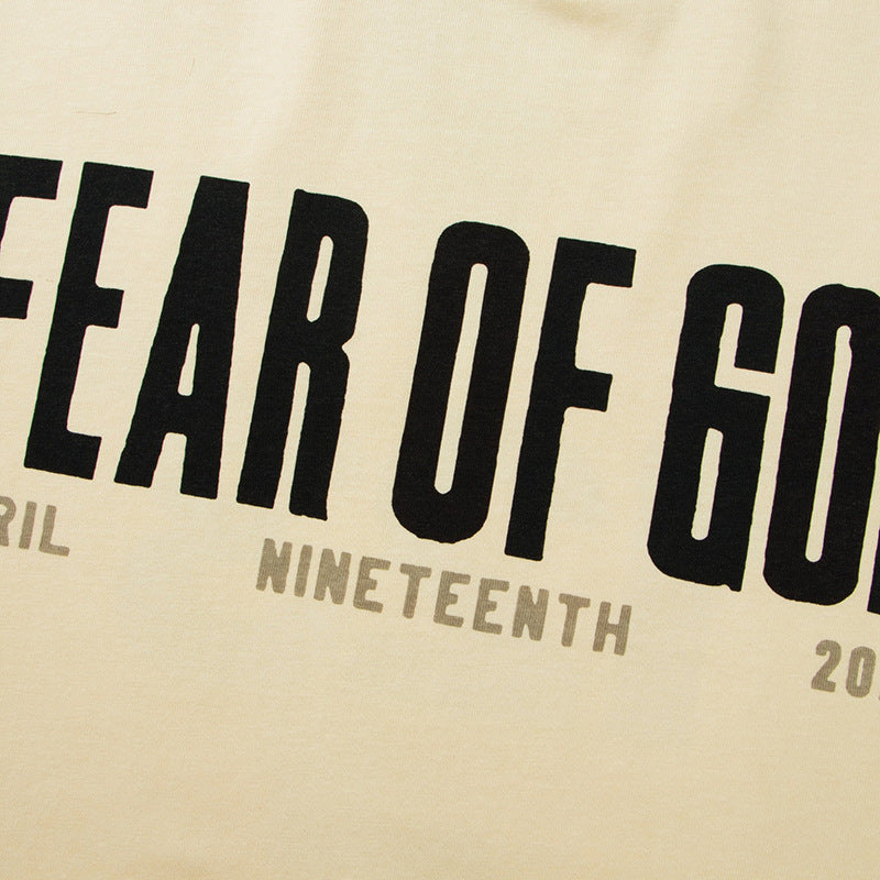 Fear Of God X RRR123 little boy print T-Shirts