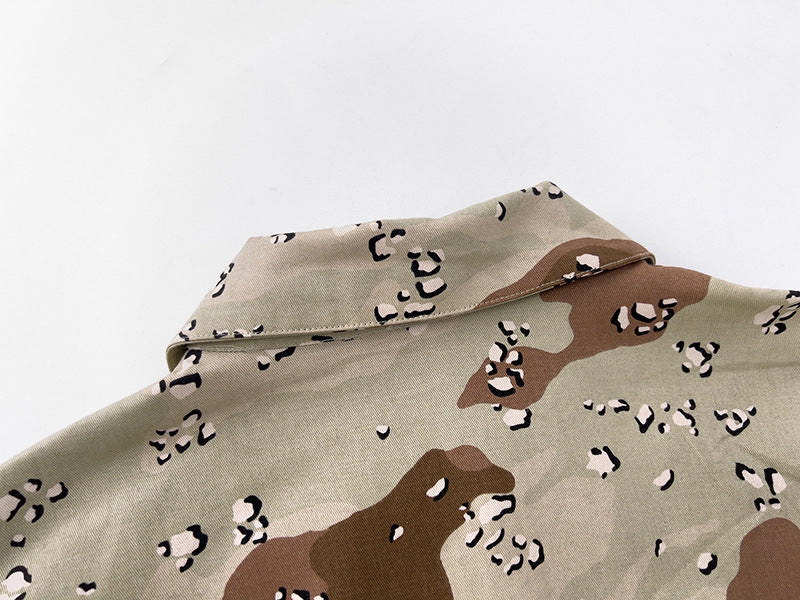 Gallery Dept. letter print camouflage coach Jacket