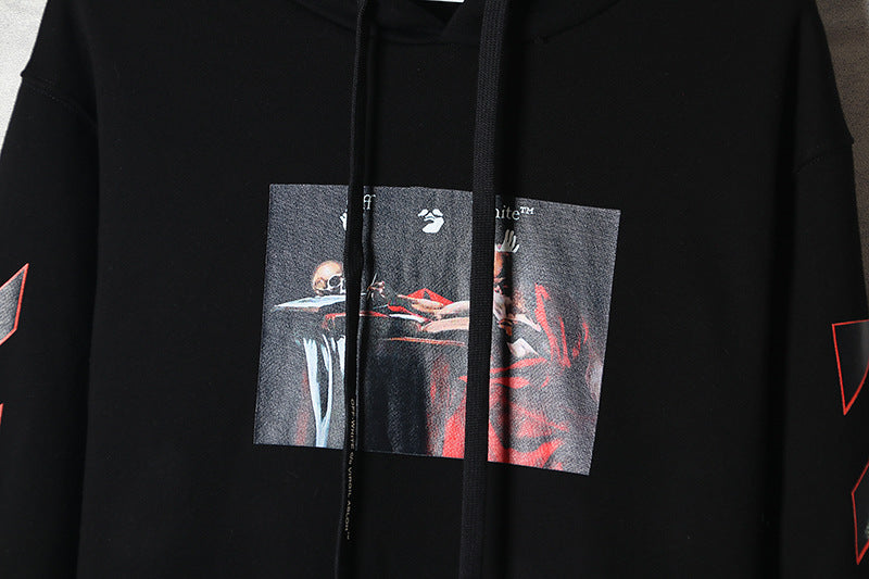 OFF-WHITE Caravaggio oil painting pattern printing Hoodies