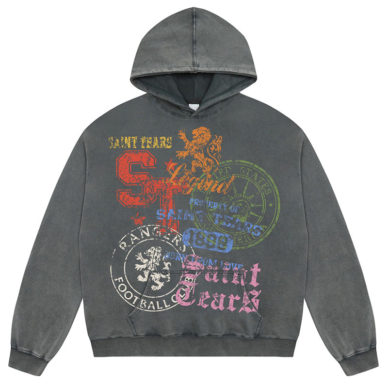 SAINT MICHAEL Graphic Printing Hoodies